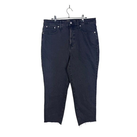 Madewell The Curvy Perfect Vintage Straight Jean Womens Size 32 Black NWT - Picture 1 of 12